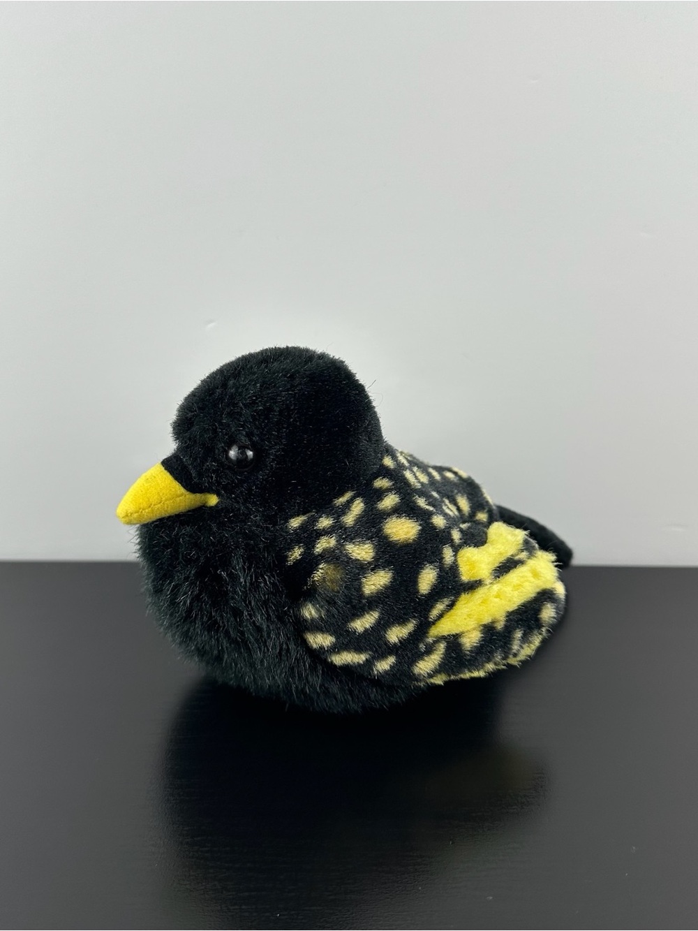 Wild Republic RARE K&M Audubon European Starling Bird 5” Plush Sound Works!